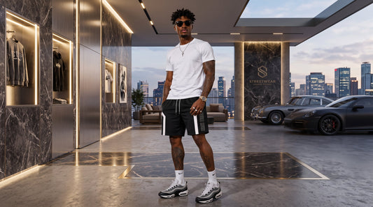 Premium Streetwear Shorts for Men | Rich Mode Athletic & Nylon Shorts