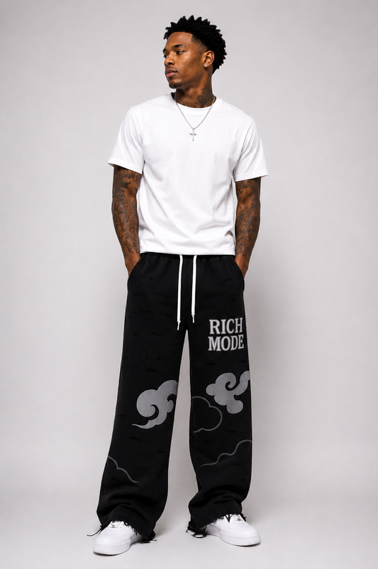 Rich Mode Cloud Wide-Leg Pants